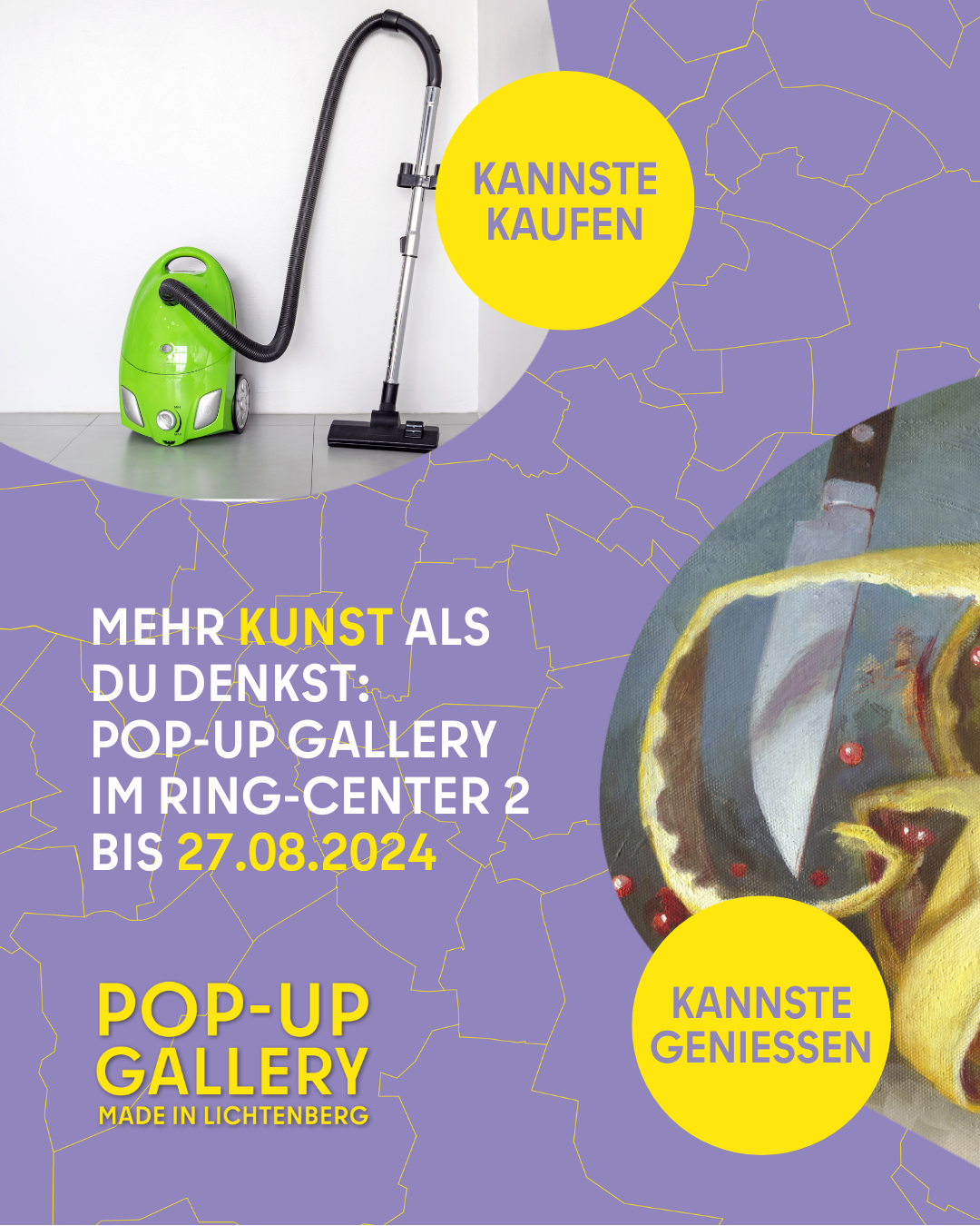 Kunst-Ausstellung, Pop-up Gallery im Ringcenter Berlin, Ulrich Raschke Fotografien